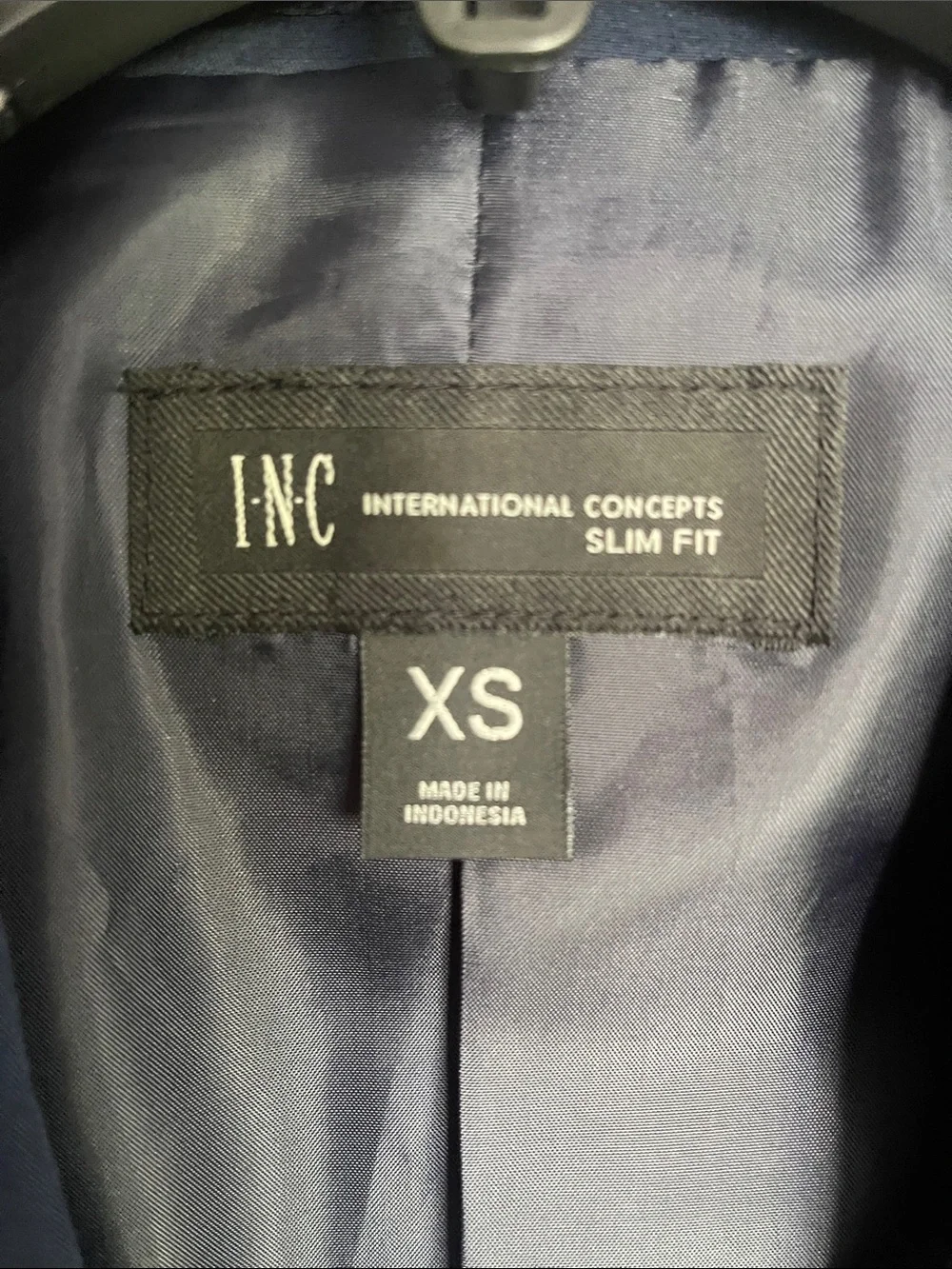 INC International Concepts Men's Navy Sport Coat Blazer